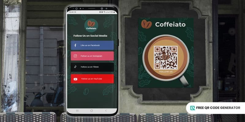 Come creare un codice QR per i social media tutto in uno.