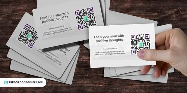 Spread The Word with QR Code For Bible Verse
