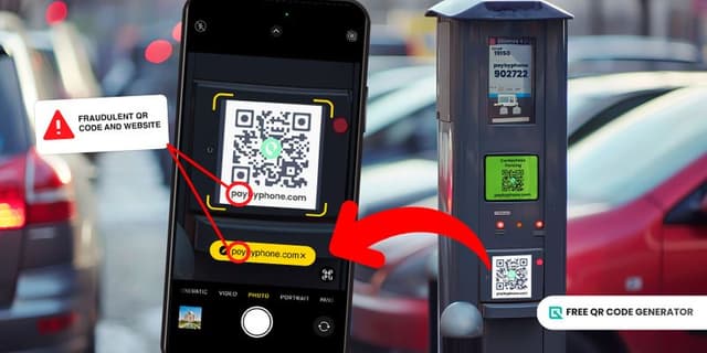 Las autoridades estadounidenses advierten sobre códigos QR falsos en parquímetros.