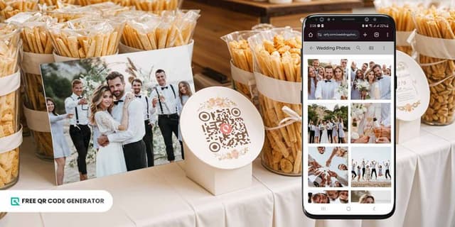 Bröllopsplaneringsguide: 7 sätt att använda en QR-kod för bröllop.