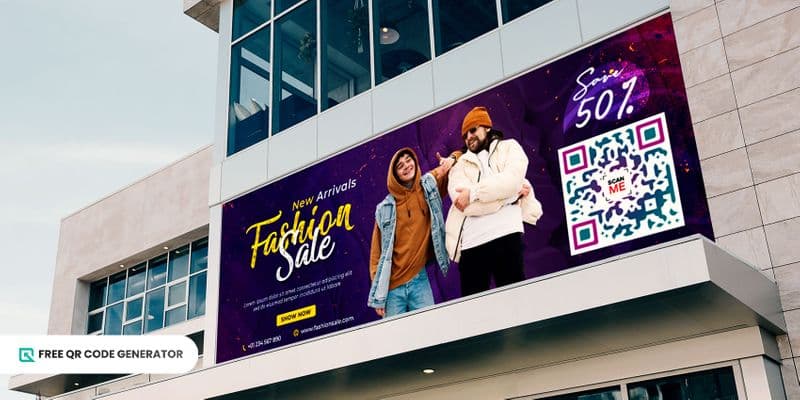 Wie man Banner-QR-Codes für eine effektive Marketingkampagne verwendet.