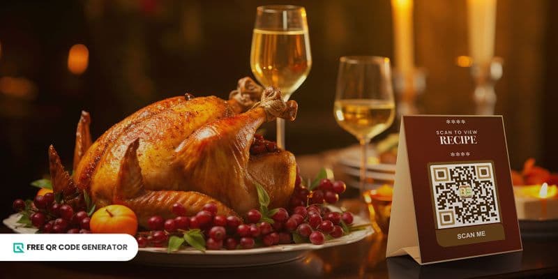 QR-code voor Thanksgiving Day: maak de dag extra gedenkwaardig