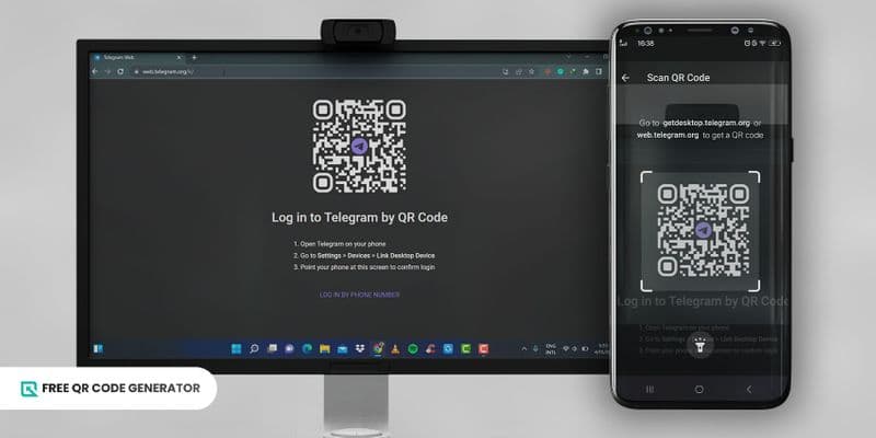 Telegram QR Code: Convenient Log In and Contact Sharing | Free QR Code ...